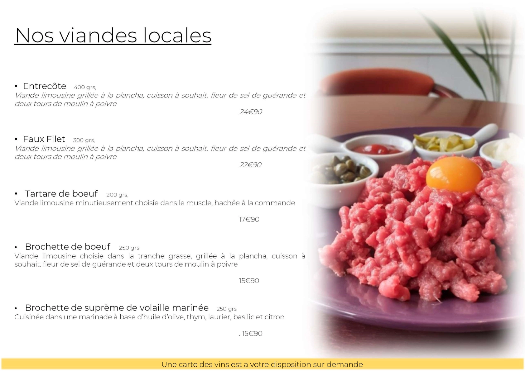 Menu sur place — page 10