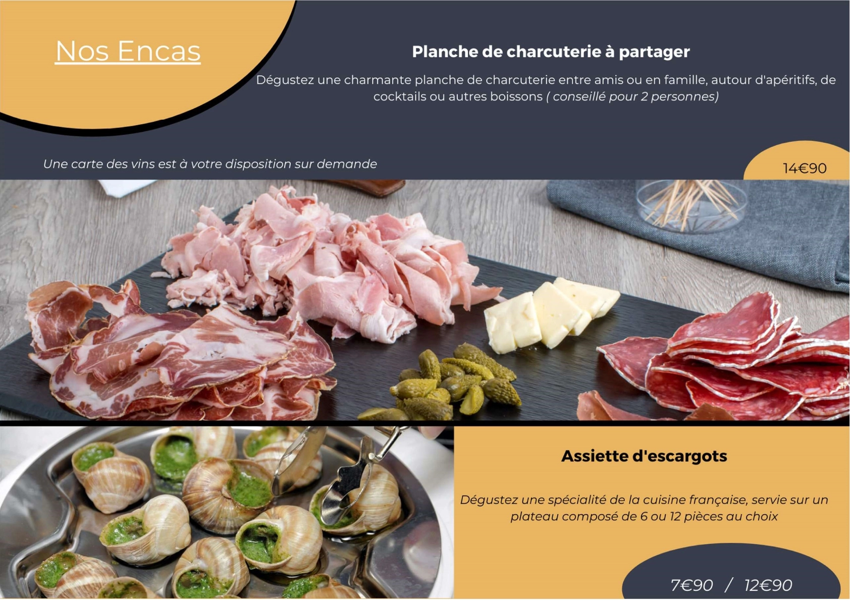 Menu sur place — page 2