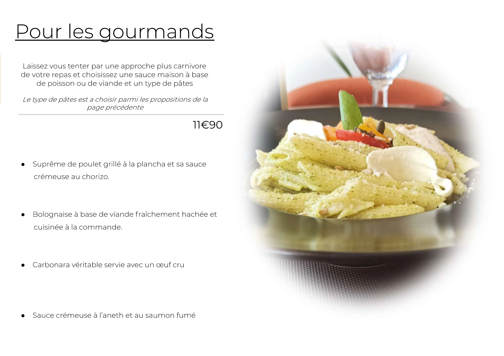 Menu sur place — page 9